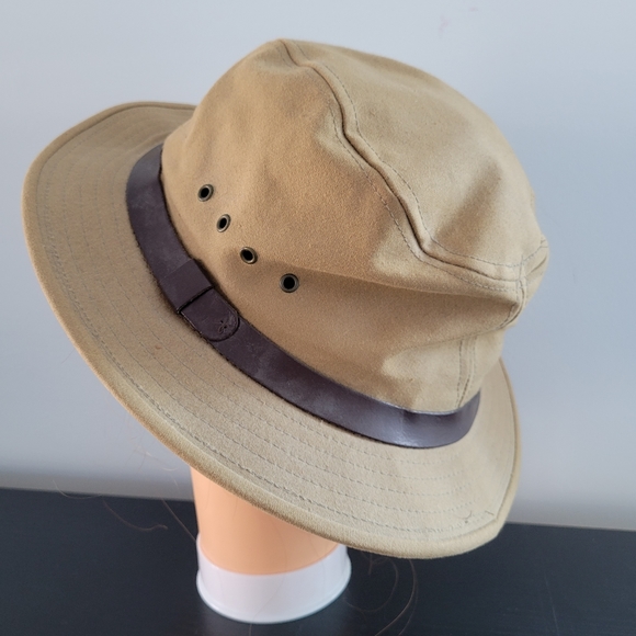 Filson Accessories Vintage Cc Filson Tin Cloth Bush Hat Packer